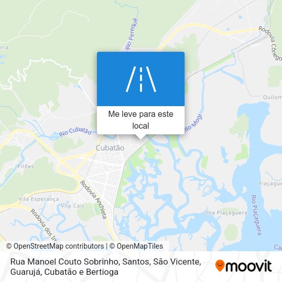 Rua Manoel Couto Sobrinho mapa