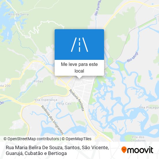 Rua Maria Belira De Souza mapa