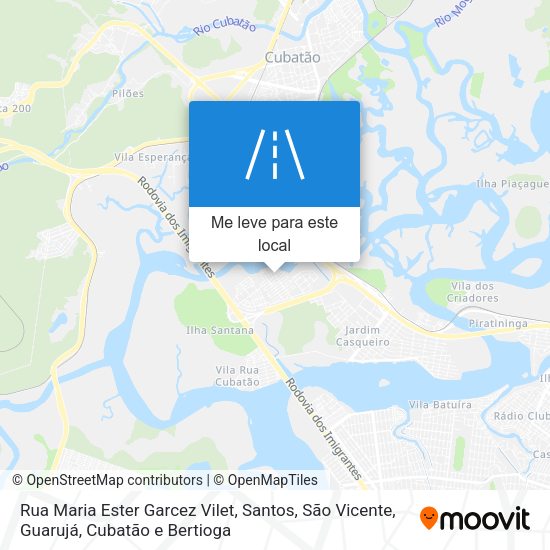 Rua Maria Ester Garcez Vilet mapa