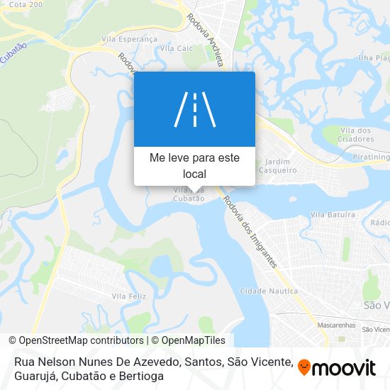 Rua Nelson Nunes De Azevedo mapa
