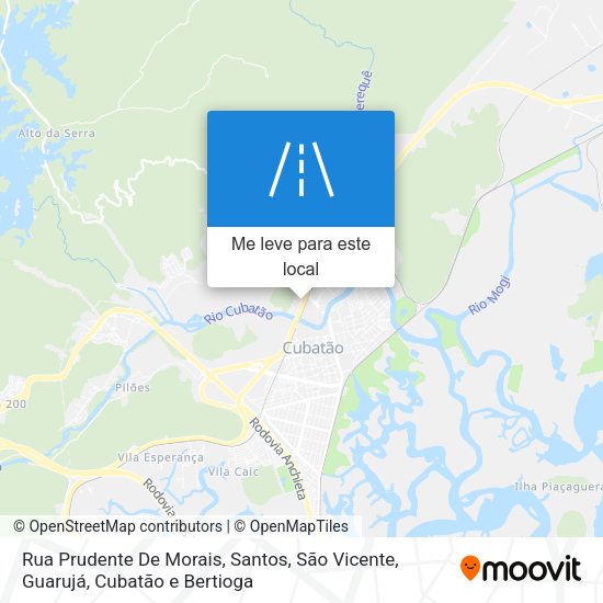 Rua Prudente De Morais mapa