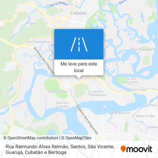 Rua Raimundo Alves Reimão mapa