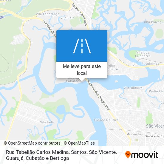 Rua Tabelião Carlos Medina mapa