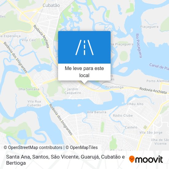 Santa Ana mapa