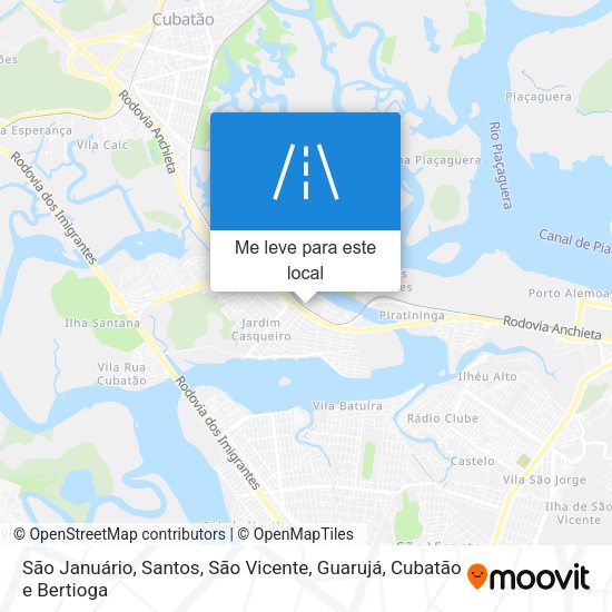 São Januário mapa