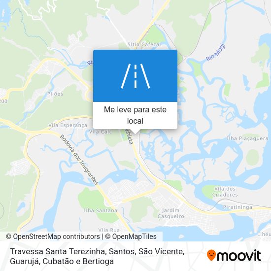 Travessa Santa Terezinha mapa
