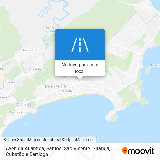 Avenida Atlantica mapa