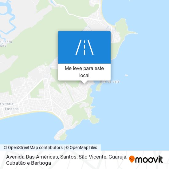 Avenida Das Américas mapa