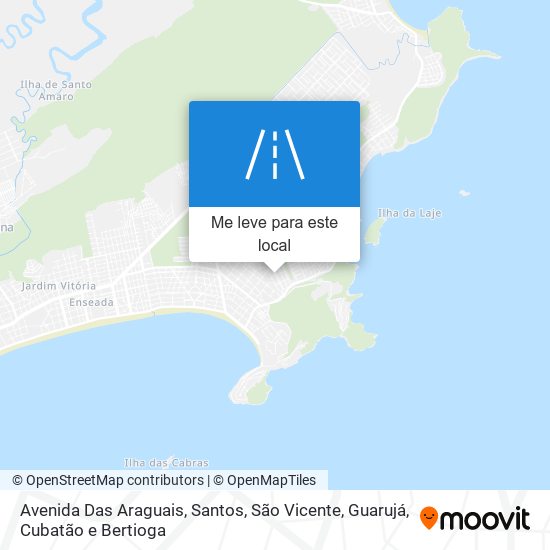 Avenida Das Araguais mapa