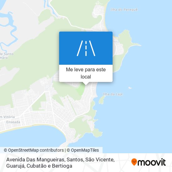 Avenida Das Mangueiras mapa