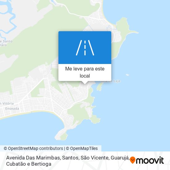 Avenida Das Marimbas mapa