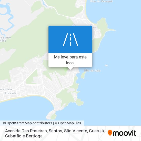 Avenida Das Roseiras mapa