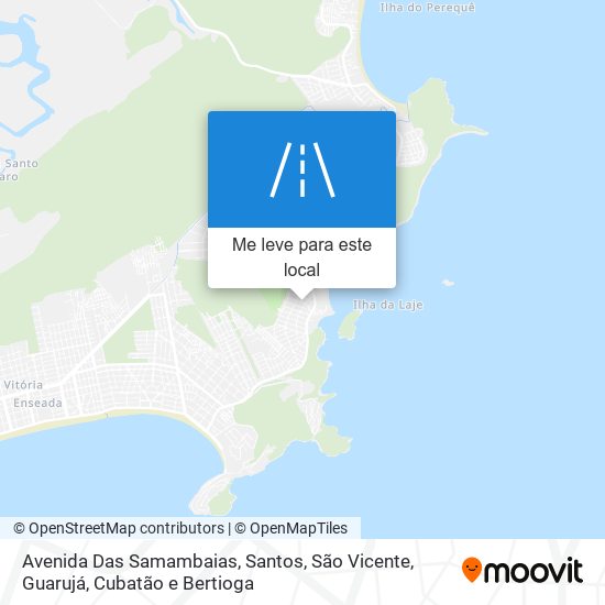 Avenida Das Samambaias mapa