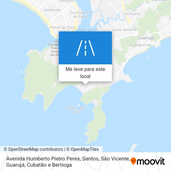 Avenida Humberto Pietro Peres mapa