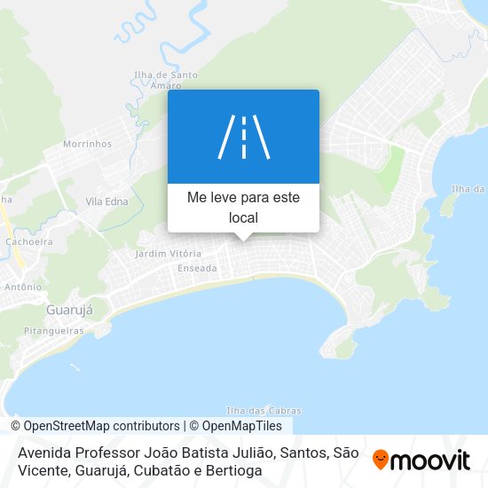 Avenida Professor João Batista Julião mapa