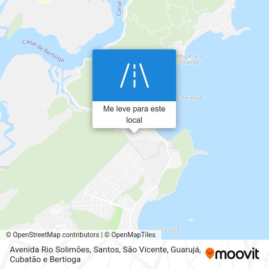 Avenida Rio Solimões mapa