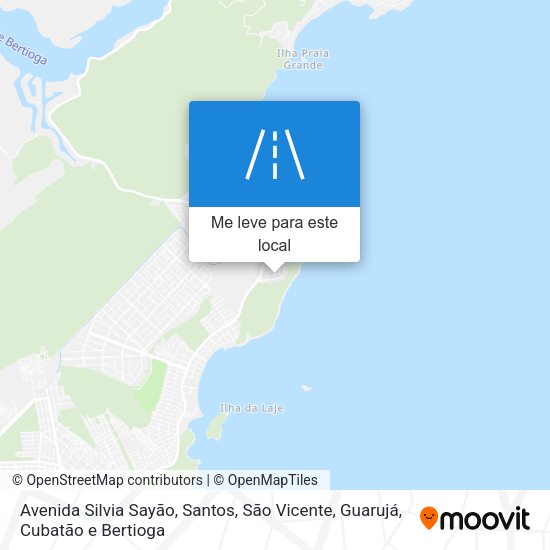 Avenida Silvia Sayão mapa