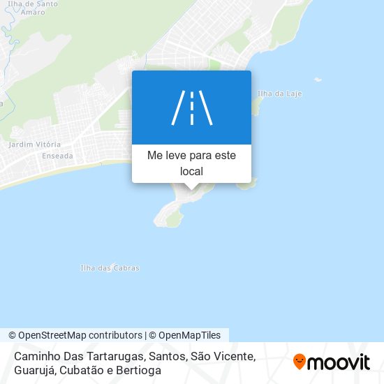 Caminho Das Tartarugas mapa