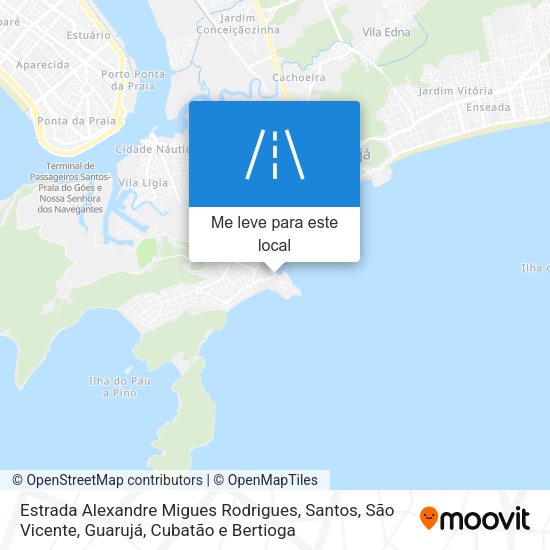 Estrada Alexandre Migues Rodrigues mapa