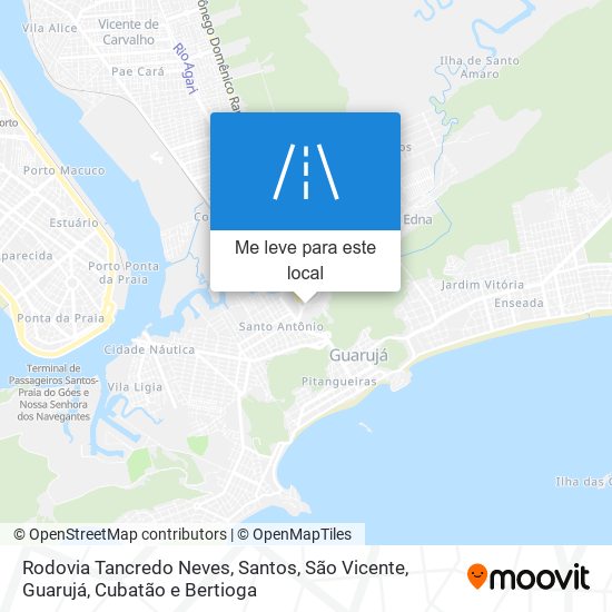 Rodovia Tancredo Neves mapa