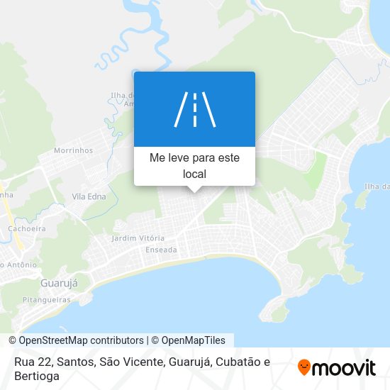 Rua 22 mapa