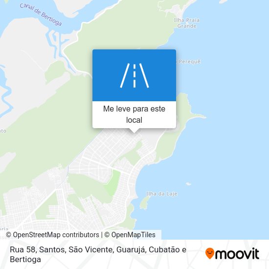 Rua 58 mapa