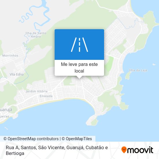 Rua A mapa