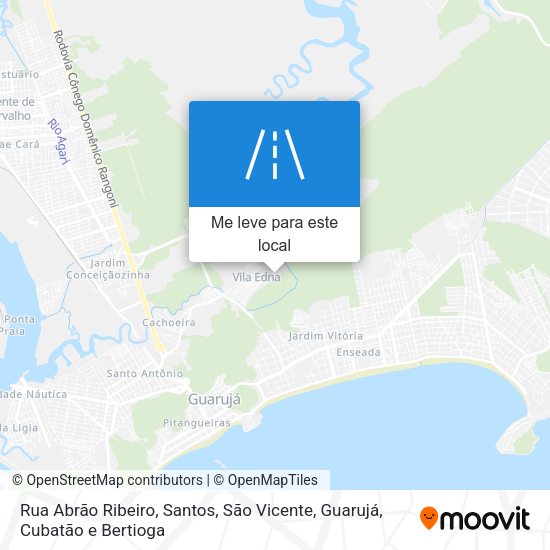 Rua Abrão Ribeiro mapa