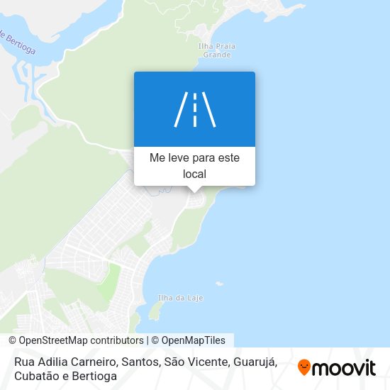 Rua Adilia Carneiro mapa