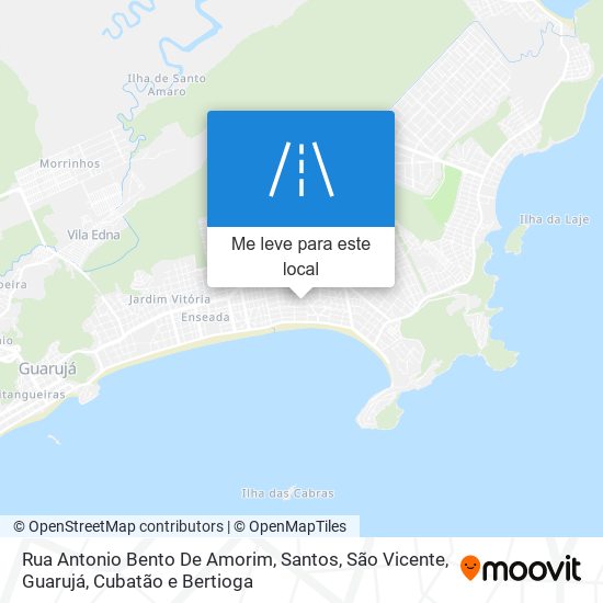 Rua Antonio Bento De Amorim mapa