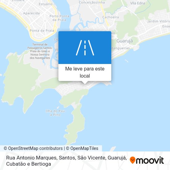 Rua Antonio Marques mapa