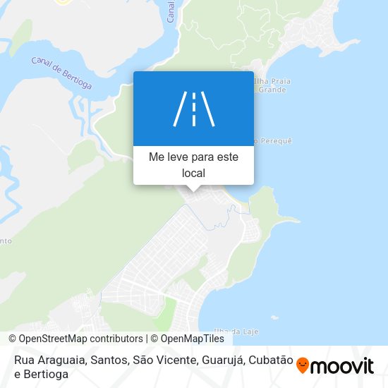 Rua Araguaia mapa