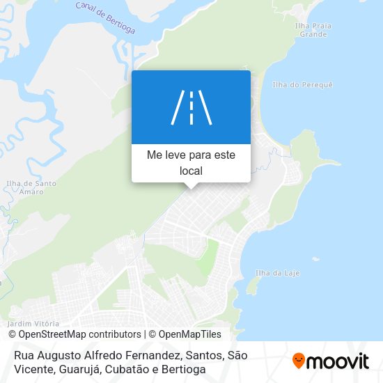 Rua Augusto Alfredo Fernandez mapa