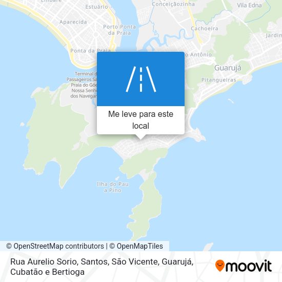 Rua Aurelio Sorio mapa