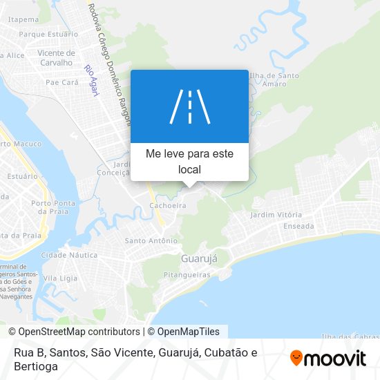 Rua B mapa