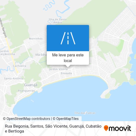 Rua Begonia mapa
