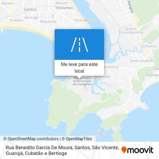 Rua Benedito García De Moura mapa