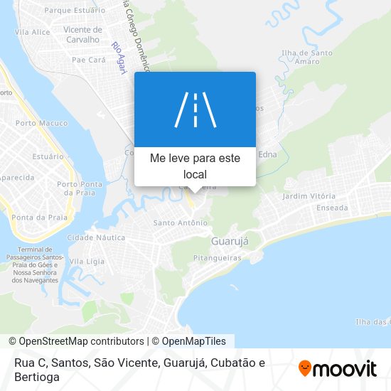 Rua C mapa
