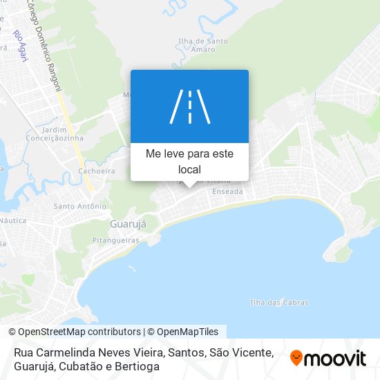 Rua Carmelinda Neves Vieira mapa