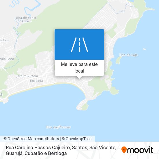 Rua Carolino Passos Cajueiro mapa