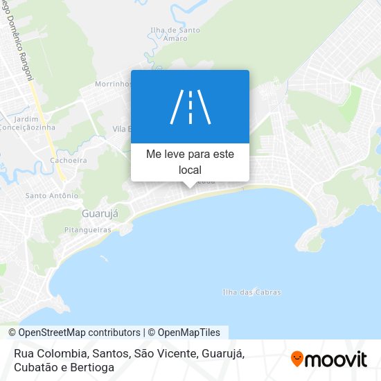 Rua Colombia mapa