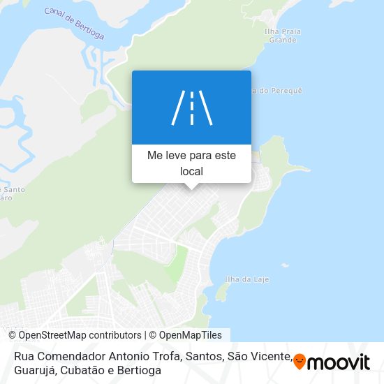Rua Comendador Antonio Trofa mapa