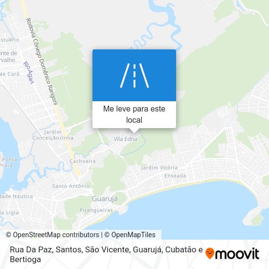 Rua Da Paz mapa