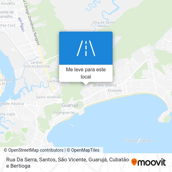 Rua Da Serra mapa