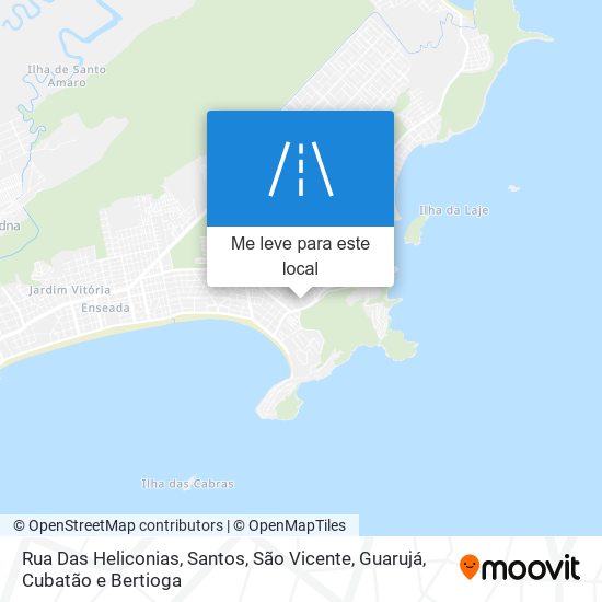 Rua Das Heliconias mapa