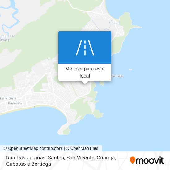 Rua Das Jaranas mapa