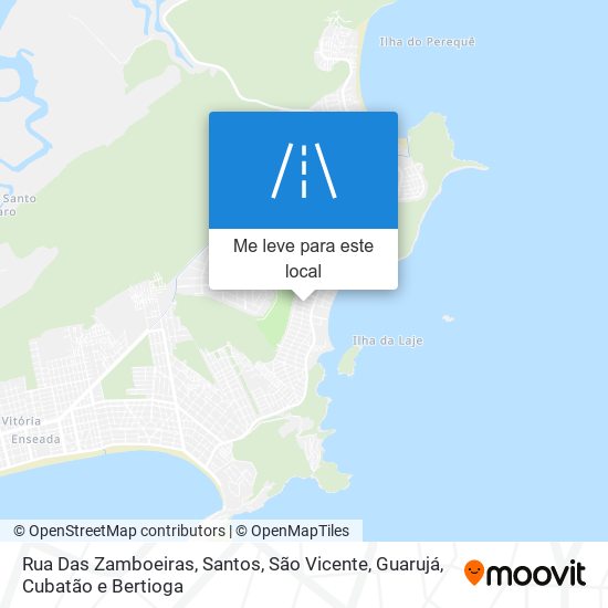 Rua Das Zamboeiras mapa