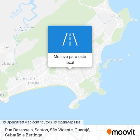 Rua Dezesseis mapa