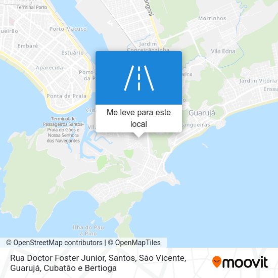 Rua Doctor Foster Junior mapa