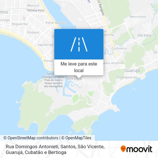 Rua Domingos Antonieti mapa
